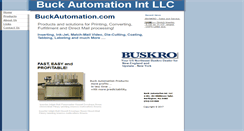Desktop Screenshot of buckautomation.com