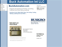 Tablet Screenshot of buckautomation.com